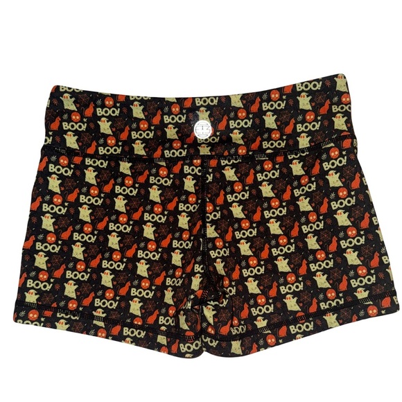 IAB MFG Halloween Ghosts & Cats No Ride Booty Shorts 3” Inseam Sz 6 Orig $50 - Picture 4 of 7